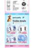 2026 Transparent Desktop Fan - Cute Animal Design, Low Noise, USB Rechargeable, Ideal for Dorms and Homes.