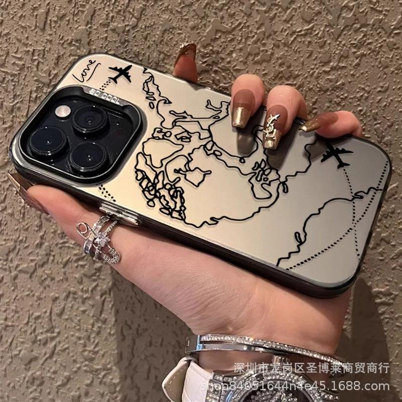 Aerial Picture Applies To Apple 15 Colored Silver iPhone14Pro Creative 11promax Matte 16 Protective Case 17