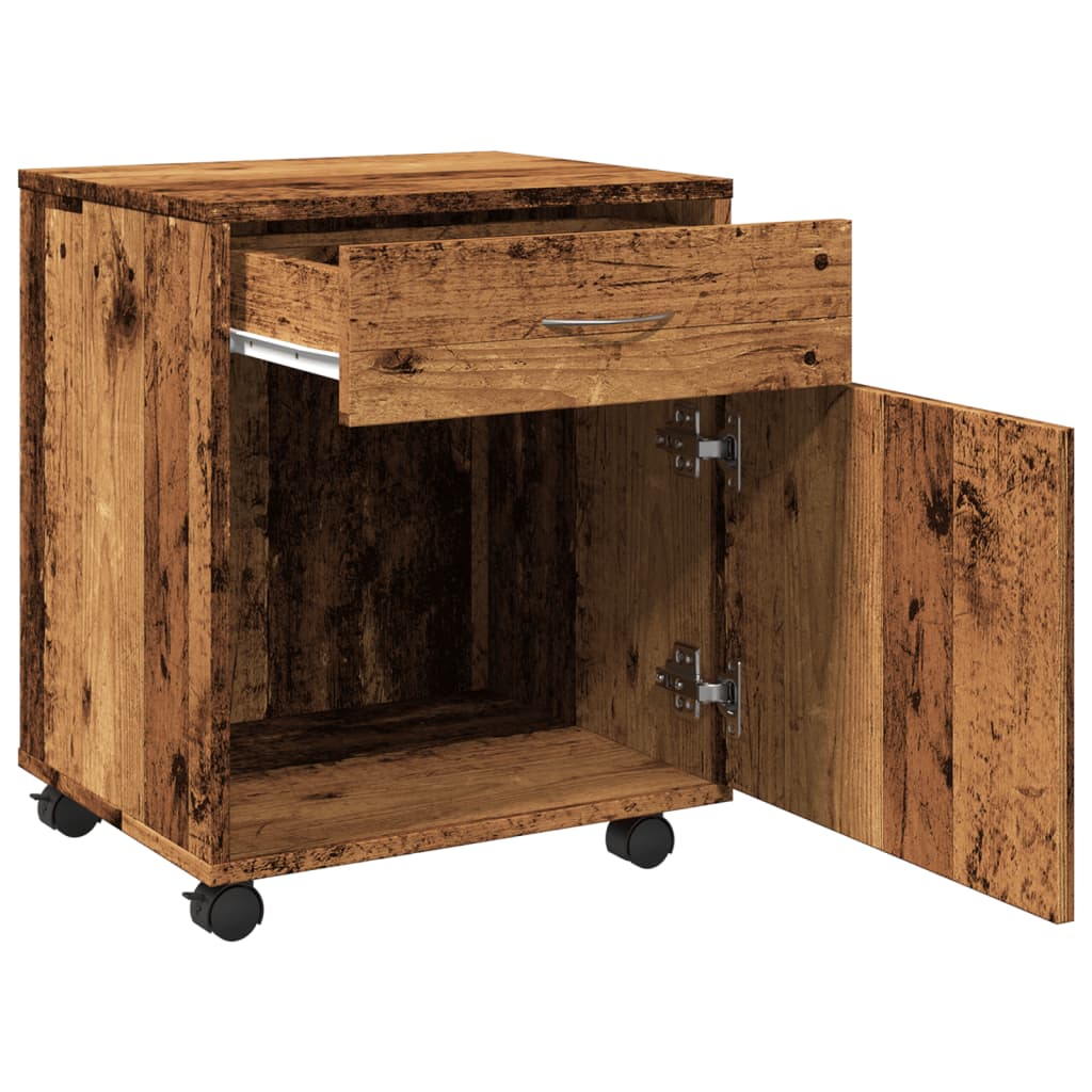 Rollcontainer, Farbe Altes Holz, 45X38X54 Cm