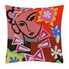 Henri Matisse Printed Cushion Cover Portrait Oil Art Painting Decorative Pillowcase Home Decor Polyester Cotton Linen 45X45cm