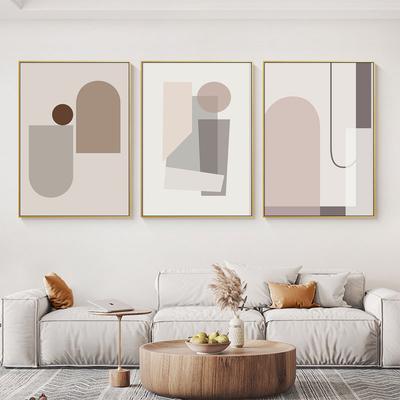 Abstraktní minimalistické plakáty Tisk Severské geometrické plátno Umělecká výzdoba domova Skandinávská ložnice Dekorace Nástěnné malby Obrazy