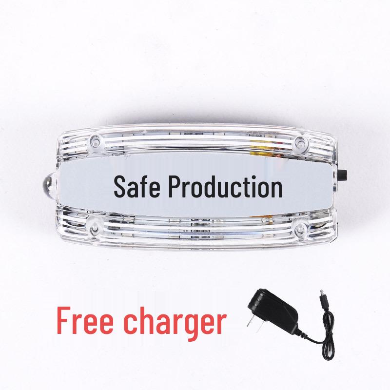 Rechargeable LED Shoulder Clip Strobe Light for Outdoor Running and Security