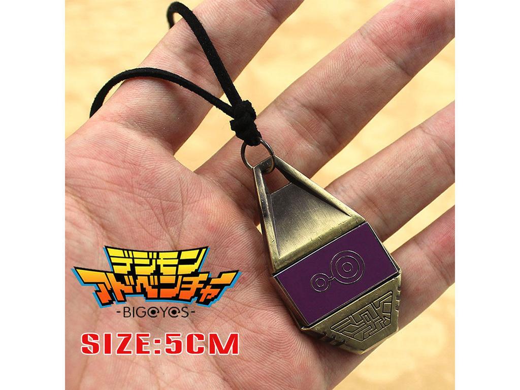 Original Digimon Digivice Keychain Pendant Courage Friendship Hope Dragon Emblem Collection Decoration Ornaments Model Toy Gifts