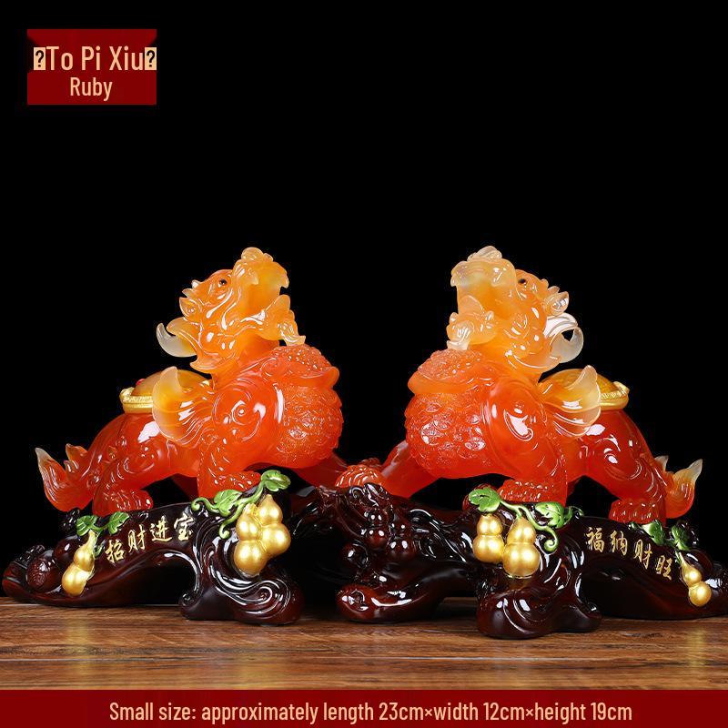 Prosperous Wealth Pixiu Ornaments: Fortune-Building Gifts for Shop Openings & Housewarmings
