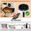 4PCS Air Fryer Magnet Silicone Buckle for Holding Down Air Fryer Parchment Paper Liners Prevent the paper gasket from burning