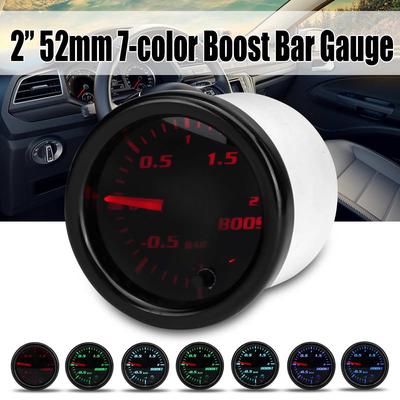 Universal Black Face Car Oil Pressure Gauges 0-10 Bar Oil Pressure Sensor 60MM