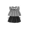 Girl Baby Summer Dress Set With Soft Fabric And Bow For Toddler Girls