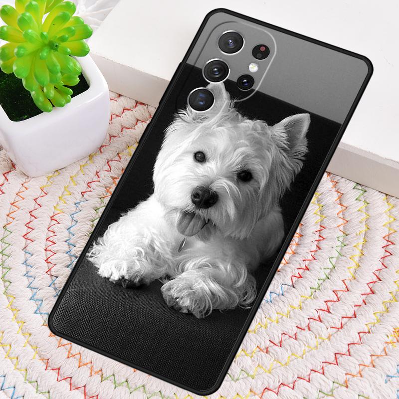 West Highland Terrier Westie TPU Phone Case For Samsung Galaxy note 10 pro S26 S25 S24 S23 S22 Ultra Plus S21 FE S20 Cover