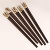 High-End Antibacterial Solid Wood Chopsticks - New Year's Eve & Chinese New Year, Mold & Heat Resistant, Free Shipping