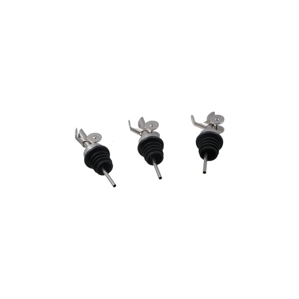 3pcs Auto Flip Liquor Bottle Pourers Precise Pouring Flip Top Drink Wine Stopper Kitchen Supplies