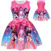 Demon Slayer Digital Print Girls' Dress Girls' Bowknot Gown Dress