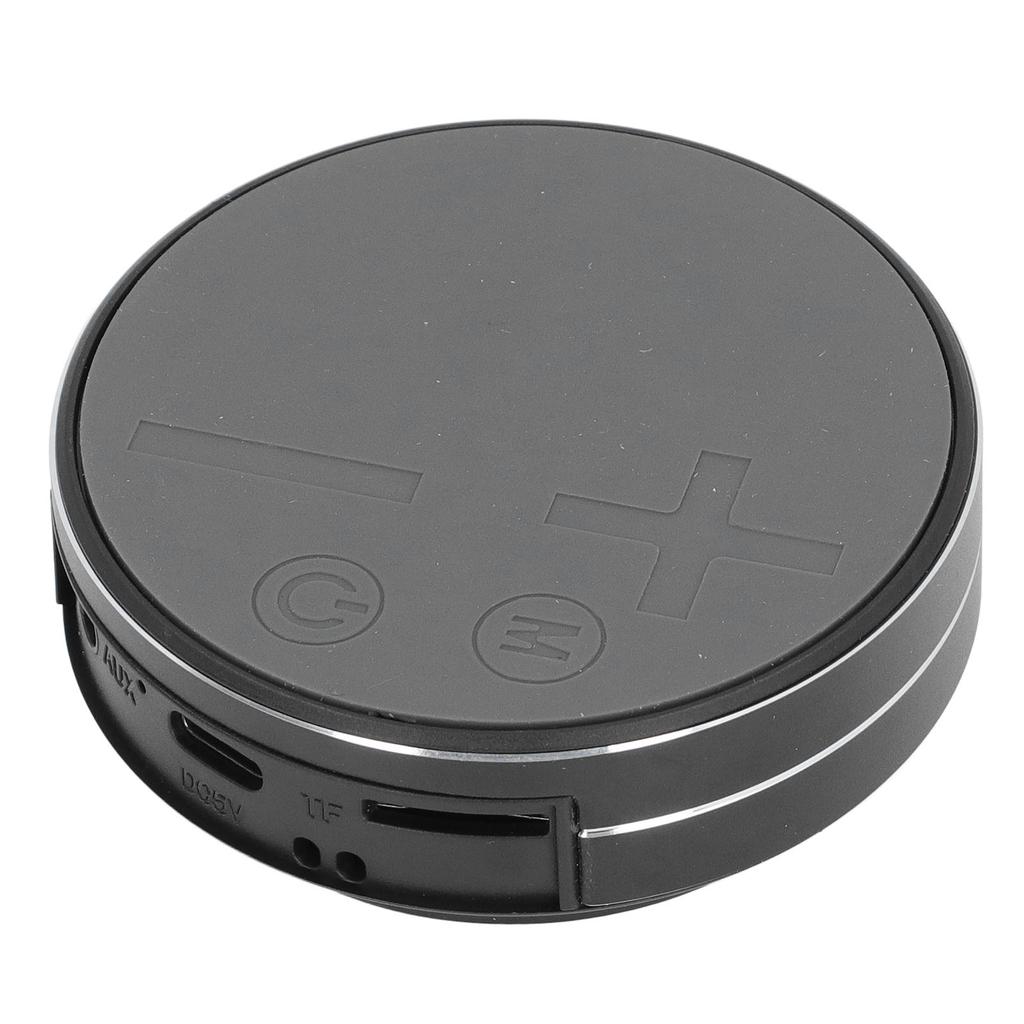 Bone Conduction Speaker Stereo Mini Portable Waterproof Music Player for Home Outdoor Travel Black