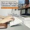 Removable Tilted Keyboard Stand Ergonomic Typing Acrylic Keyboard Riser Tilt Desk Computer Keyboard Lifter For Home Office Games