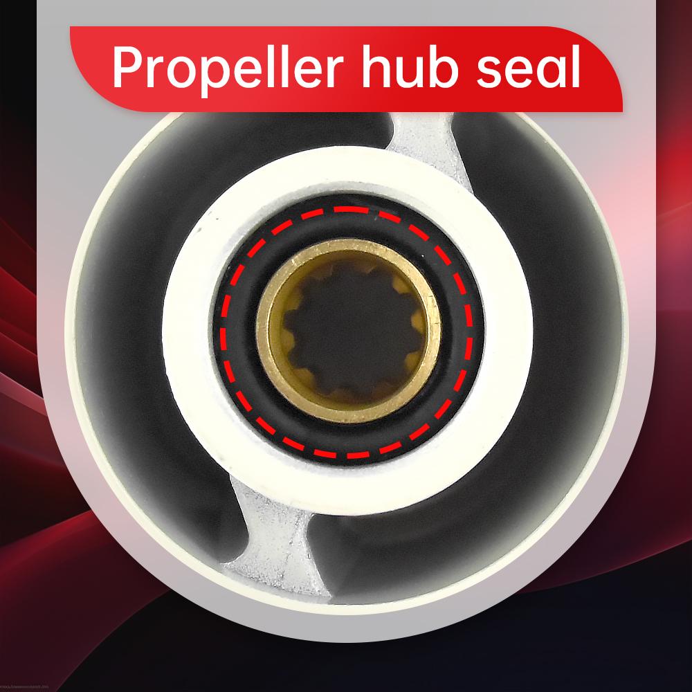 Για Yamaha 20hp 25hp 30hp 9 7/8*10 1/2 Outboard Propeller Boat Motor κράμα αλουμινίου 20 25 30 Screw 3 Blade 10 Spline Part Engine