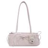 Korean Retro Women's Shoulder Bag - 2026 Autumn/Winter Light Luxury Crossbody
