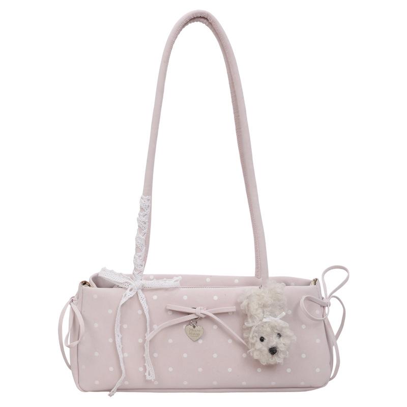 Korean Retro Women's Shoulder Bag - 2026 Autumn/Winter Light Luxury Crossbody