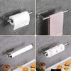 Kitchen Paper Towel Holder Adhesive Tissue Hanger Toilet Roll Paper Dispenser Cabinet Storage Napkin Rack Bathroom Accessories