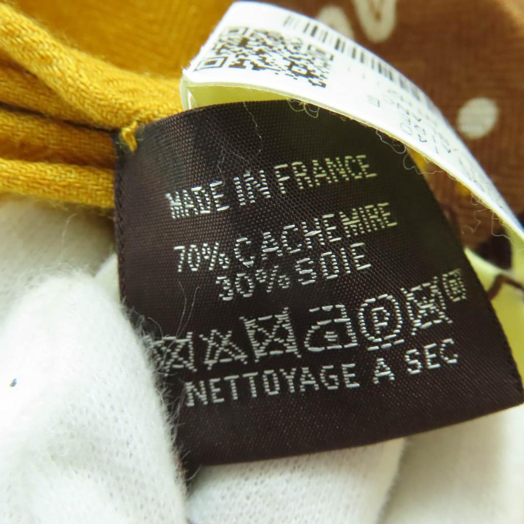 Pristine HERMES Scarf SELLE DE DIGNITAIRE Saddle of the Dignitary Cashmere Women Used