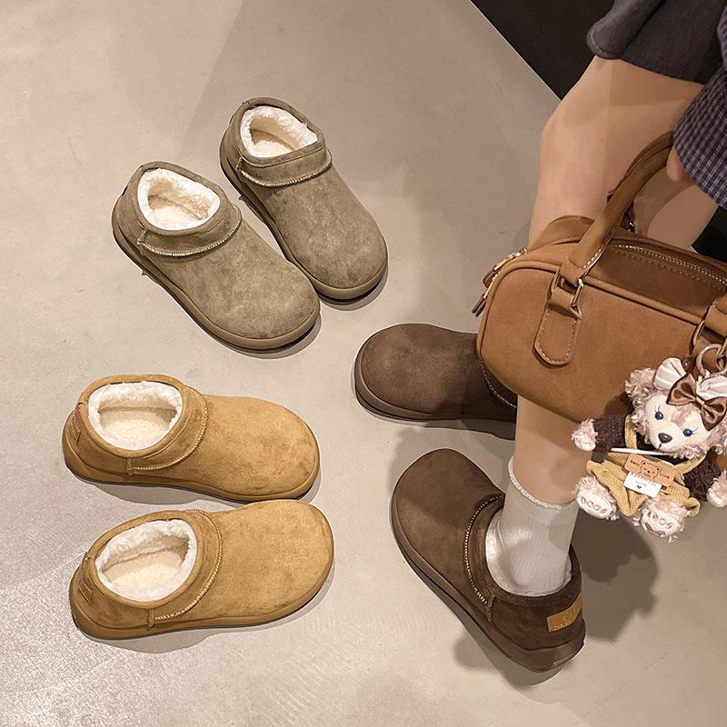 Women's thick-soled fashion footsteps winter lightweight warm anti cold snow boots non-slip casual sneakers cotton boots