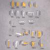 Miniature Tool Collection 30Pcs Set 1:12 Scale Perfect for Dollhouse Workshop Realistic Accessories