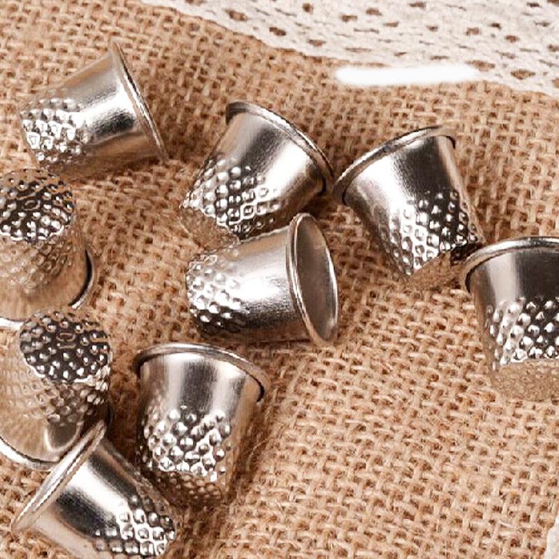 Fingerhüte Schneider Nähwerkzeug Metall Finger Schutz Werkzeuge Nähzubehör für DIY Handwerk Spezielle Nähwerkzeuge