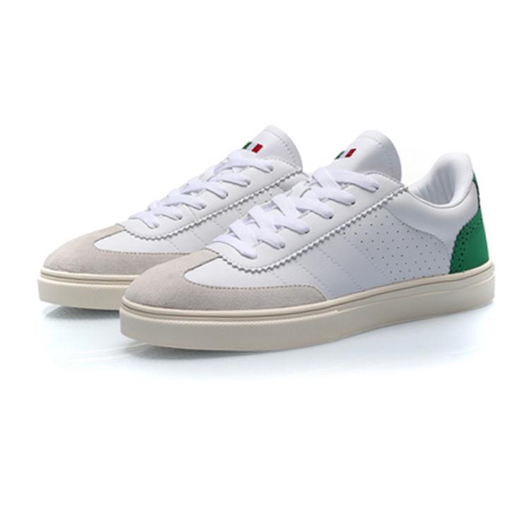 Li Ning Slip Resistant Abrasion Resistant Low top Skateboard Shoes Women's White Green AGCP124-1