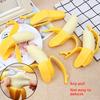 Fructe drăguțe Squishy Mingi de stres Fidget Jucărie senzorială Strângere pentru ameliorarea stresului Jucărie de mână Anti-anxietate Banană elastică Jucărie cu creștere lentă