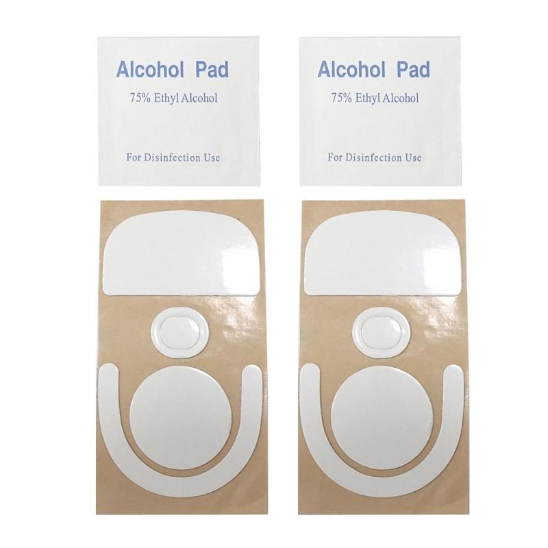 2Set Replacement Mouse Skates Mouse Feet Stickers for GProX Superlight2 Mouse Glides Pad Curved Edges