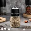 Newest Adjustable Manual Seasoning Pepper Salt Mill Glass Bottle Grinder Kitchen Tool