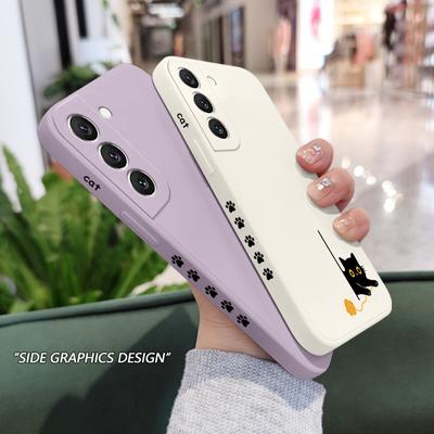 Panicked Cats Phone Case For Samsung Galaxy A37 A57 Liquid Silicone Cover
