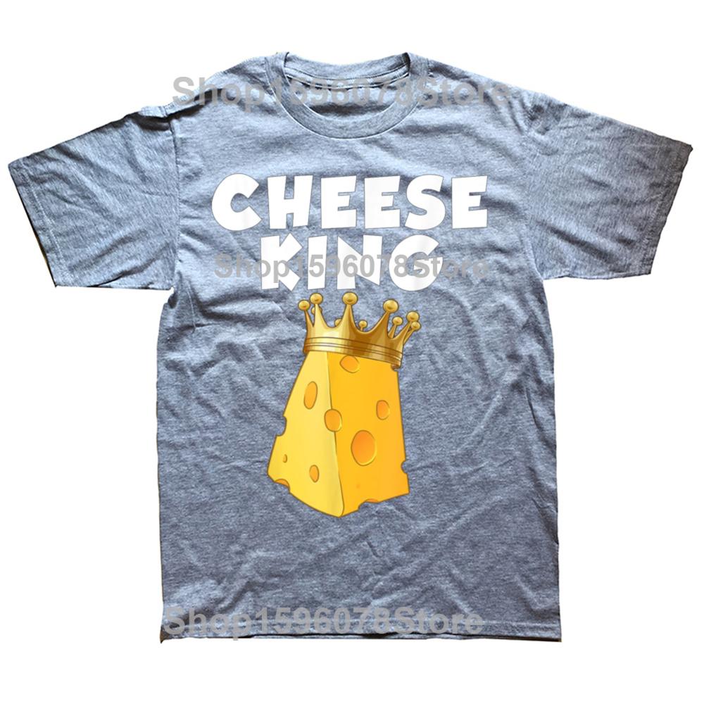 Funny Dairy Food Cheese Lover T Shirts Men Women Pure Cotton Humor Streetwear Tee Shirt Short Sleeve Unisex Loose Clothing
