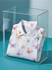 Men'S Short-Sleeve Polo Shirt with Flat Digital Print Pattern - No Texture