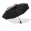 1pc Re:Zero - Starting Life In Another World Outdoor Umbrella | Automatic Opening/Closing | Portable 3-Fold Design | 8-Rib Iron Frame | Perfect Gift F