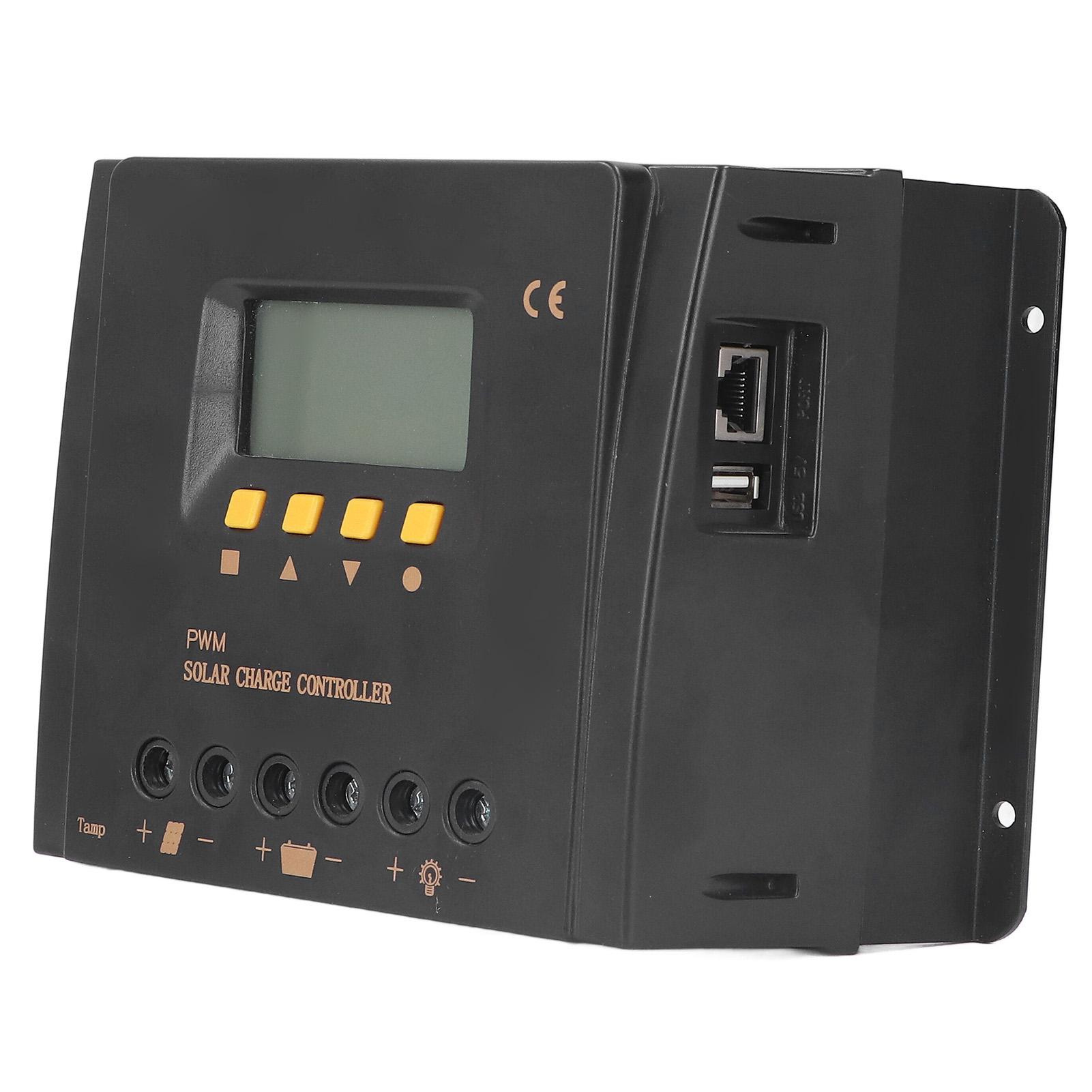 

12V 24V 30A Solar Panel Charge Controller LCD Display PWM Photovoltaic Charging Controller