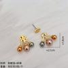 High-End Letter Stud Earrings Light Luxury Fashion Trend Temperament Tb Stud Earrings Personalized Versatile Earrings