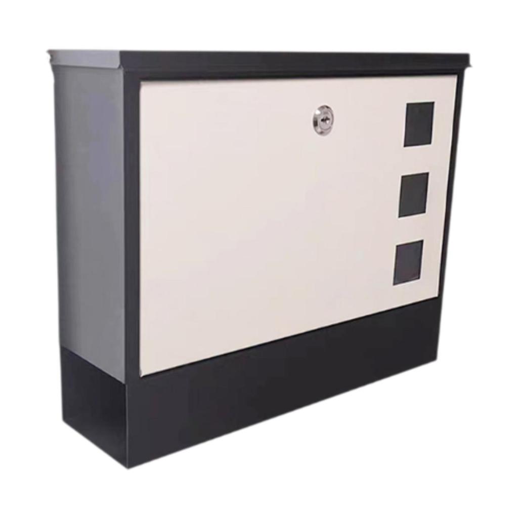 Wall Mount Mailbox Easy to Install Retro Design Weatherproof Mailbox Mailbox for Outside for Daily Letters Newspapers House