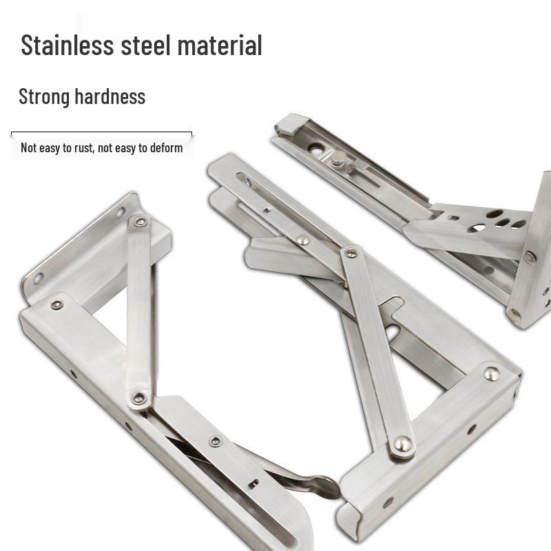 Heavy Duty Stainless Steel Folding Triangle Wall Support Bracket