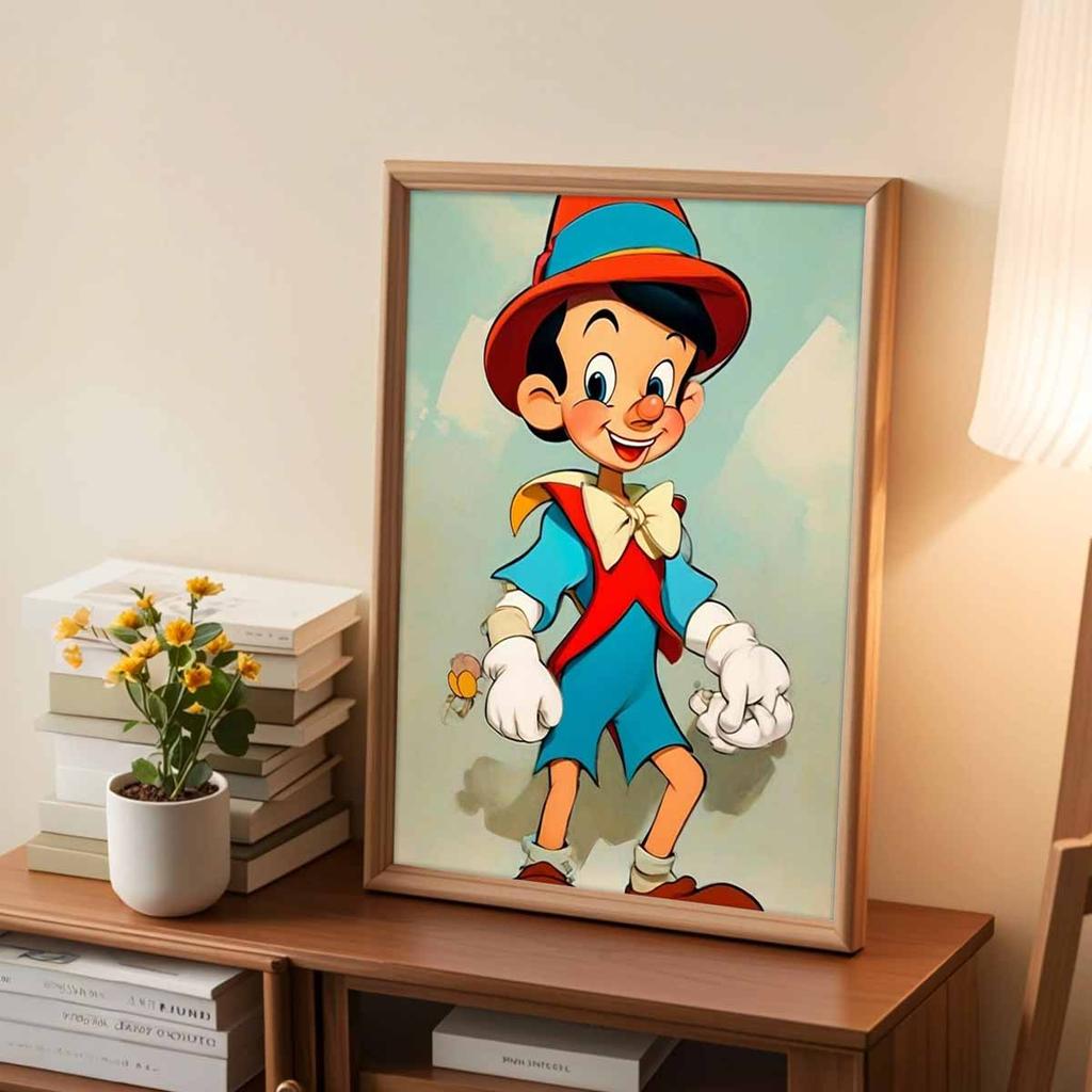 5D Diy Diamond Painting The Pinocchio of Spirit Full Drill Rhinestones Mosaic Embroidery Handmade Products Home Decor Gift