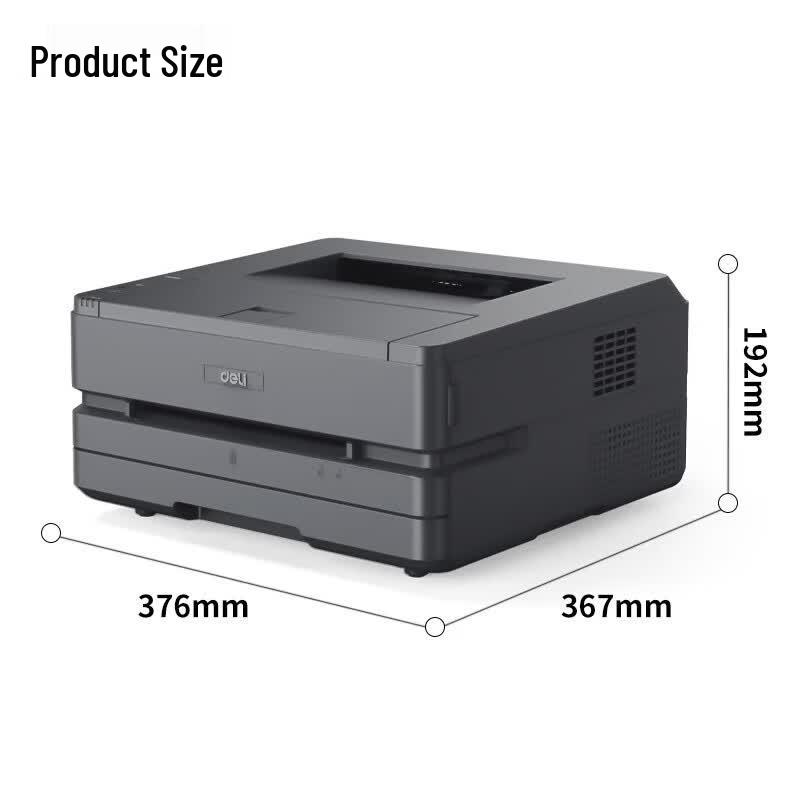 Deli P3100D Automatic Duplex B&W Laser Printer CN plug (adapter included)