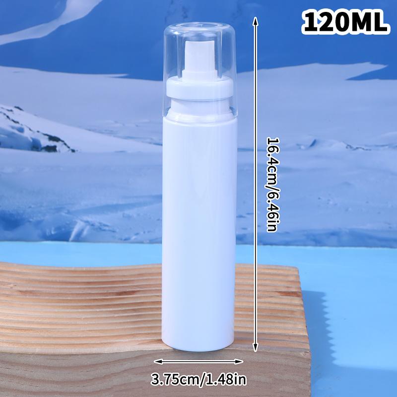 White Fine Mist Spray Bottle – Portable Atomized Dispenser for Makeup, Alcohol, and Facial Hydration