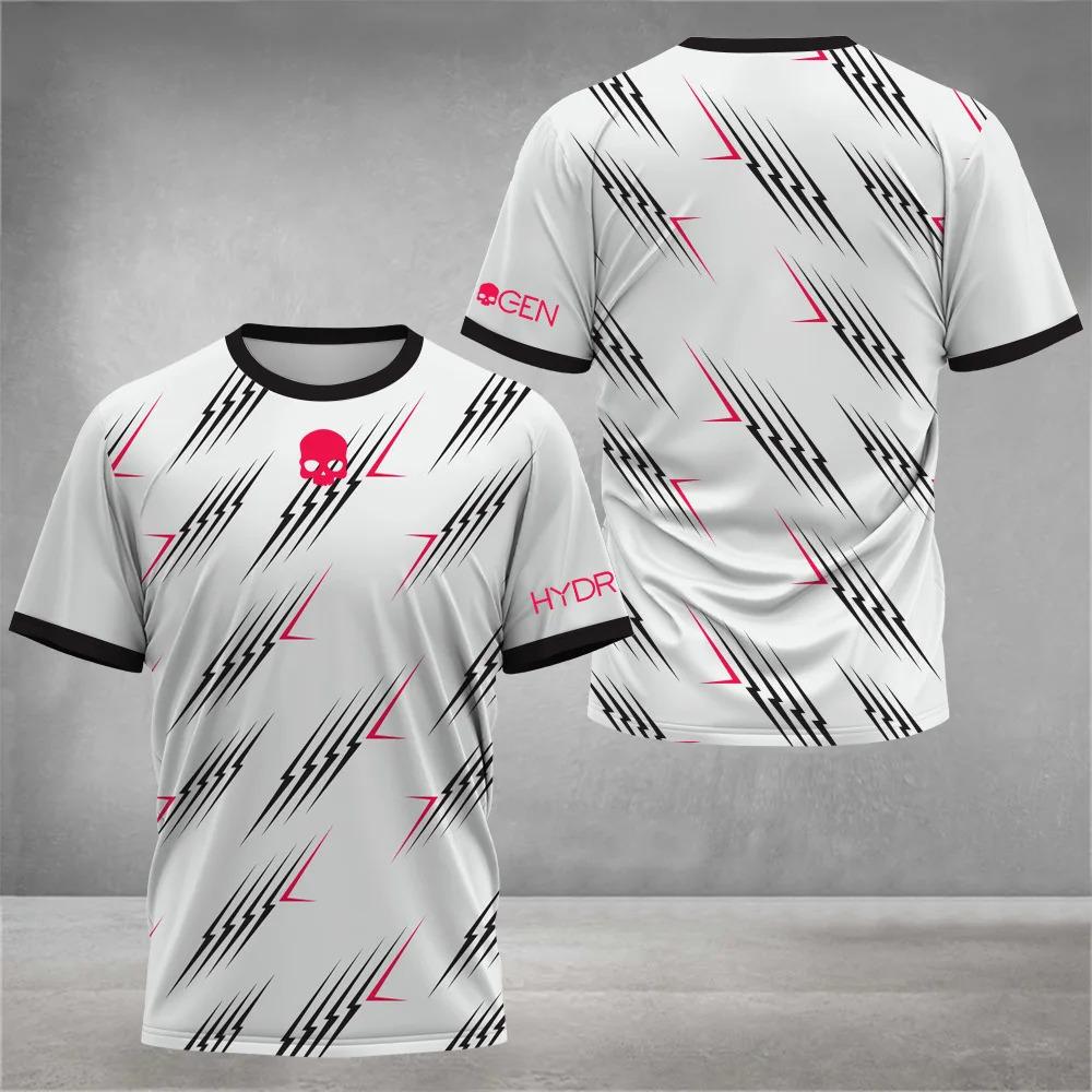 New trendy clothing 3D-geprint heren T-shirt Zomer Herenmode Sport T-shirt Ademend Heren Tennis Badminton Hardlopen Sportkleding Casual Losse Korte Mouw T-shirt S