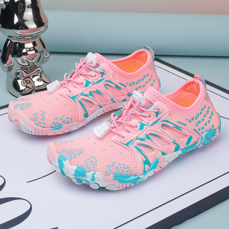 Summer New Lightweight and Breathable Stream Walking Shoes Couple Outdoor Swimming Beach Wading Shoes Hiking Five-finger Shoes Men