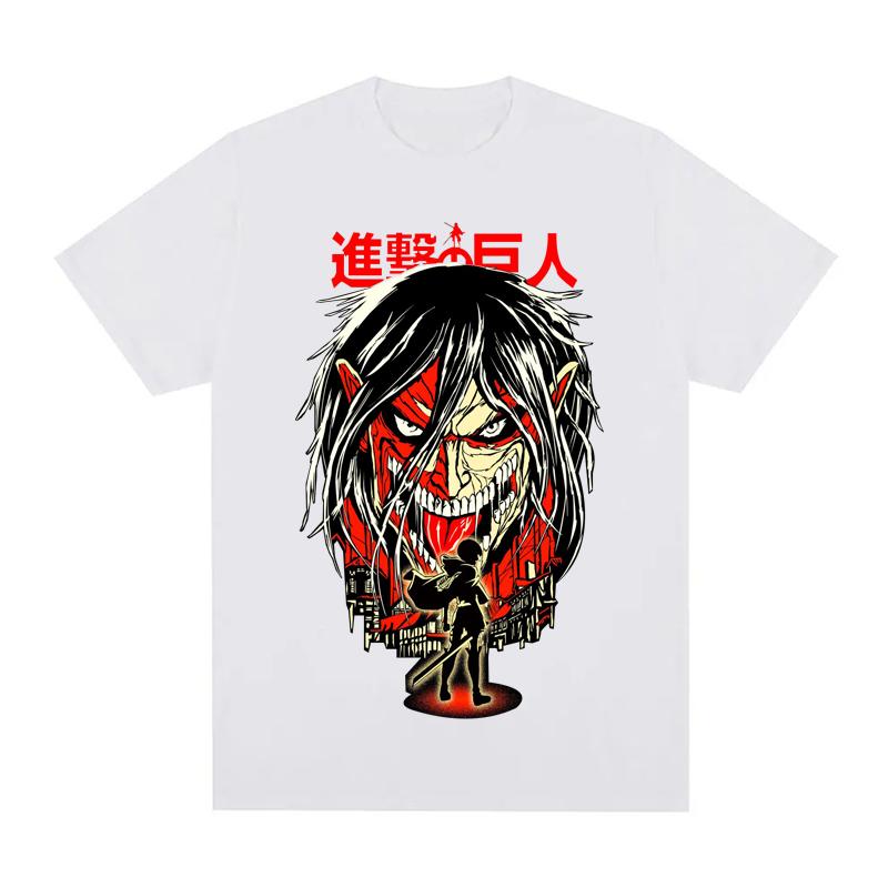 2023 New Japan Anime Attack On Titan T Shirt Unisex Cotton Unisex Tops EU Size Summer Unisex Clothes
