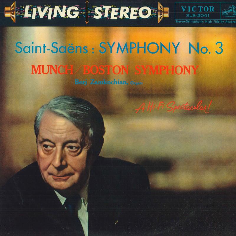 

LP Record MUNCH - Saint-Saens / Symphony No.3 SLS2041 VICTOR - Japan Classical Used