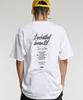 CREAM SODA LAB 15Min Quarter Teamplay Graphic Logo Short Sleeve T-Shirt White Black