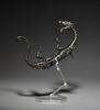 Kaiyodo Takeya Style Free-Standing Figurine Dragon, Iron Rust Tone, Non-Scale ABS & PVC, Painted Movable Figure KT-003