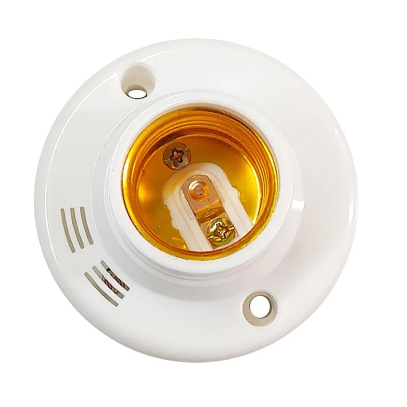 E27 Sokkel PIR Bevegelsesdetektor Vegglampeholder Sokkel Led Ac220V Automatisk Menneskekropp Infrarød PIR Sensor Pærelys Skrukork Sokkel Lampepære