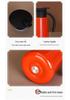 New Simple 304 Stainless Steel Coffee Thermos Flask with Portable Handle, Large Capacity, and Duckbill Spout