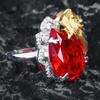 Sace Gems Classic Copper Alloy Zircon Ring Earrings Pendant Necklace Jewelry Sets Wedding Party Gifts