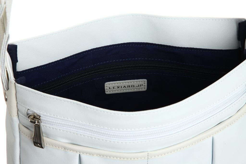 Lexiado JP Emblem Shoulder Bag, Medium, 13-1030 WH (White)